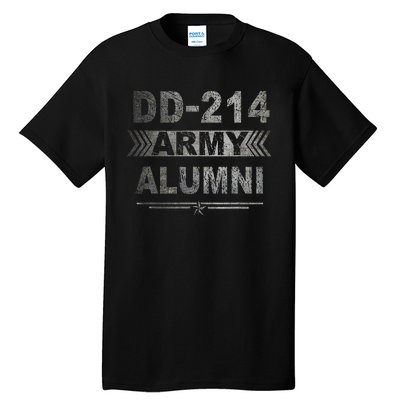 DD214 US Army Alumni Military Veteran Retirement Gifts Tall T-Shirt