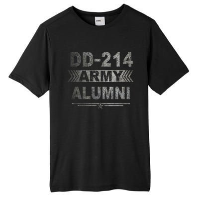 DD214 US Army Alumni Military Veteran Retirement Gifts Tall Fusion ChromaSoft Performance T-Shirt