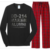 DD214 US Army Alumni Military Veteran Retirement Gifts Long Sleeve Pajama Set