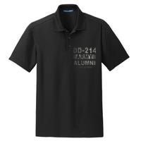 DD214 US Army Alumni Military Veteran Retirement Gifts Dry Zone Grid Polo