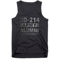 DD214 US Army Alumni Military Veteran Retirement Gifts Tank Top