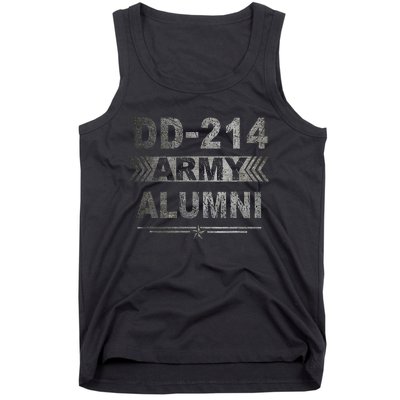 DD214 US Army Alumni Military Veteran Retirement Gifts Tank Top