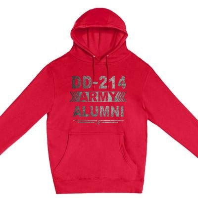 DD214 US Army Alumni Military Veteran Retirement Gifts Premium Pullover Hoodie