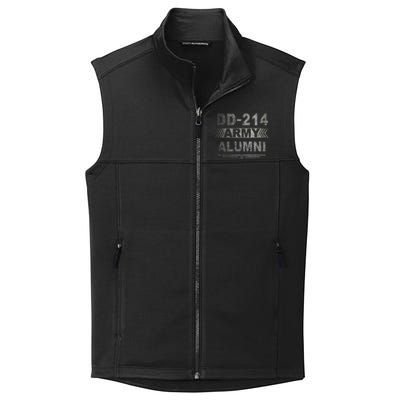 DD214 US Army Alumni Military Veteran Retirement Gifts Collective Smooth Fleece Vest