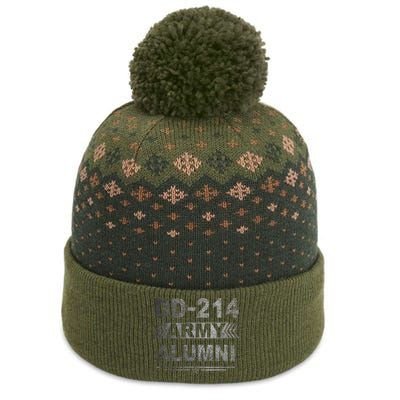 DD214 US Army Alumni Military Veteran Retirement Gifts The Baniff Cuffed Pom Beanie