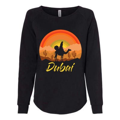 Dubai United Arab Emirates The Palm Womens California Wash Sweatshirt