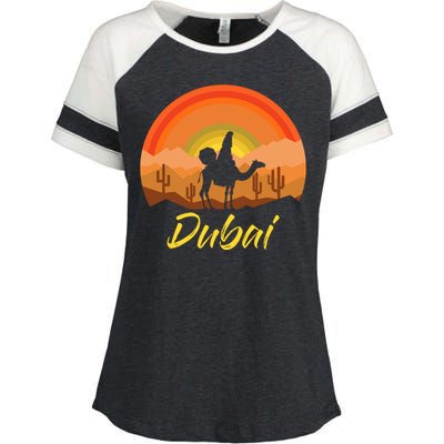 Dubai United Arab Emirates The Palm Enza Ladies Jersey Colorblock Tee