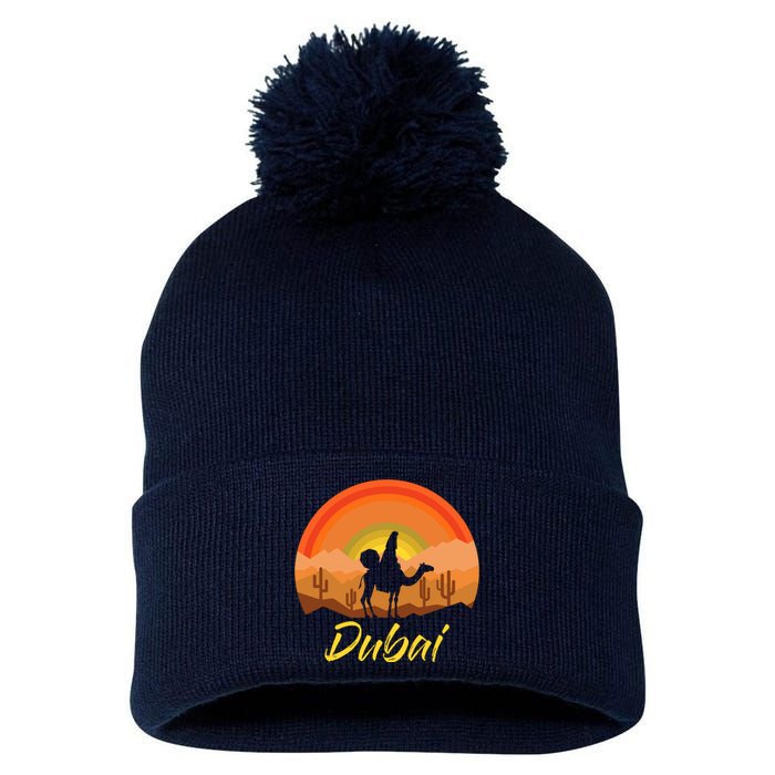 Dubai United Arab Emirates The Palm Pom Pom 12in Knit Beanie