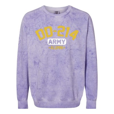 Dd214 U.S A.R.M.Y Alumni Colorblast Crewneck Sweatshirt