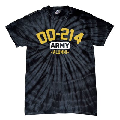 Dd214 U.S A.R.M.Y Alumni Tie-Dye T-Shirt