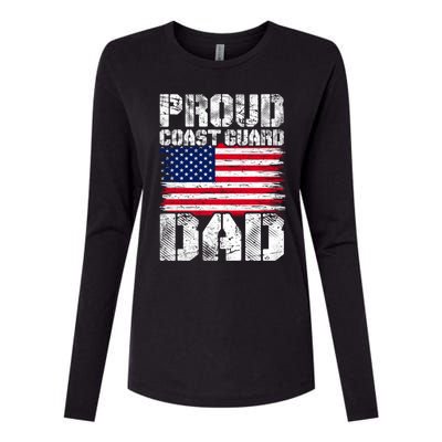 Distressed Us American Flag Funny Guard Dad Fathers Day Gift Womens Cotton Relaxed Long Sleeve T-Shirt