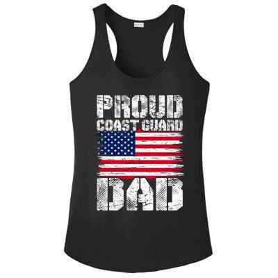 Distressed Us American Flag Funny Guard Dad Fathers Day Gift Ladies PosiCharge Competitor Racerback Tank