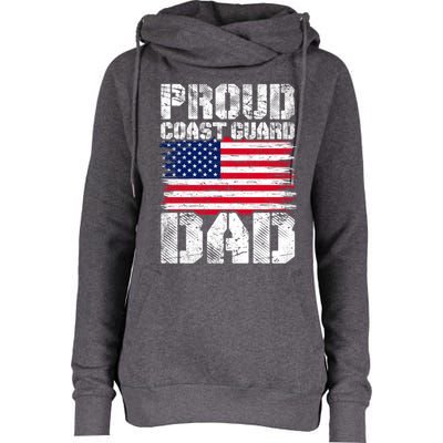 Distressed Us American Flag Funny Guard Dad Fathers Day Gift Womens Funnel Neck Pullover Hood