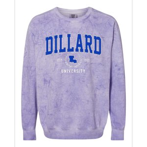 Dillard University Arch Design Colorblast Crewneck Sweatshirt