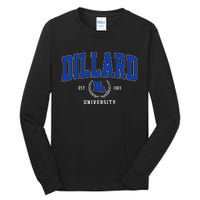 Dillard University Arch Design Tall Long Sleeve T-Shirt