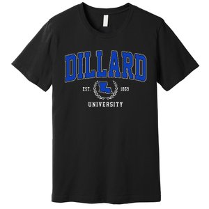 Dillard University Arch Design Premium T-Shirt