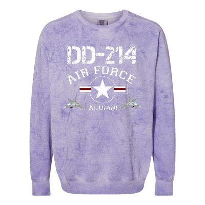 Dd214 U.S A.I.R Force Alumni Usaf Colorblast Crewneck Sweatshirt