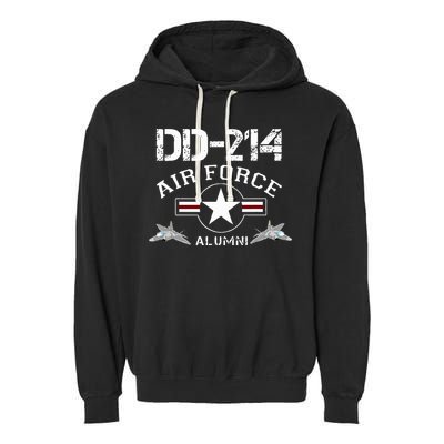 Dd214 U.S A.I.R Force Alumni Usaf Garment-Dyed Fleece Hoodie