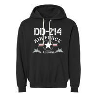 Dd214 U.S A.I.R Force Alumni Usaf Garment-Dyed Fleece Hoodie