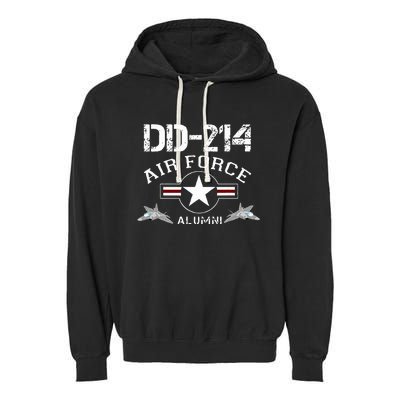 Dd214 U.S A.I.R Force Alumni Usaf Garment-Dyed Fleece Hoodie