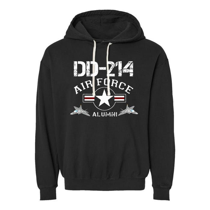 Dd214 U.S A.I.R Force Alumni Usaf Garment-Dyed Fleece Hoodie