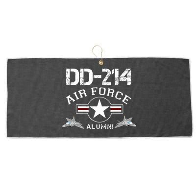 Dd214 U.S A.I.R Force Alumni Usaf Large Microfiber Waffle Golf Towel