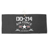 Dd214 U.S A.I.R Force Alumni Usaf Large Microfiber Waffle Golf Towel
