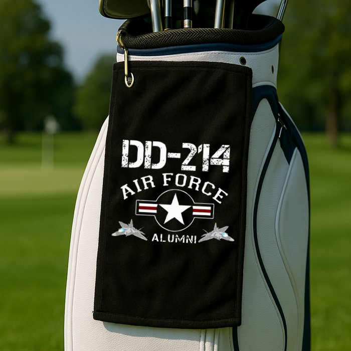 Dd214 U.S A.I.R Force Alumni Usaf Golf Towel