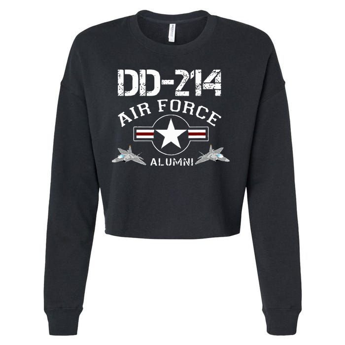 Dd214 U.S A.I.R Force Alumni Usaf Cropped Pullover Crew