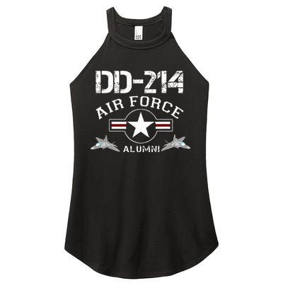 Dd214 U.S A.I.R Force Alumni Usaf Women's Perfect Tri Rocker Tank