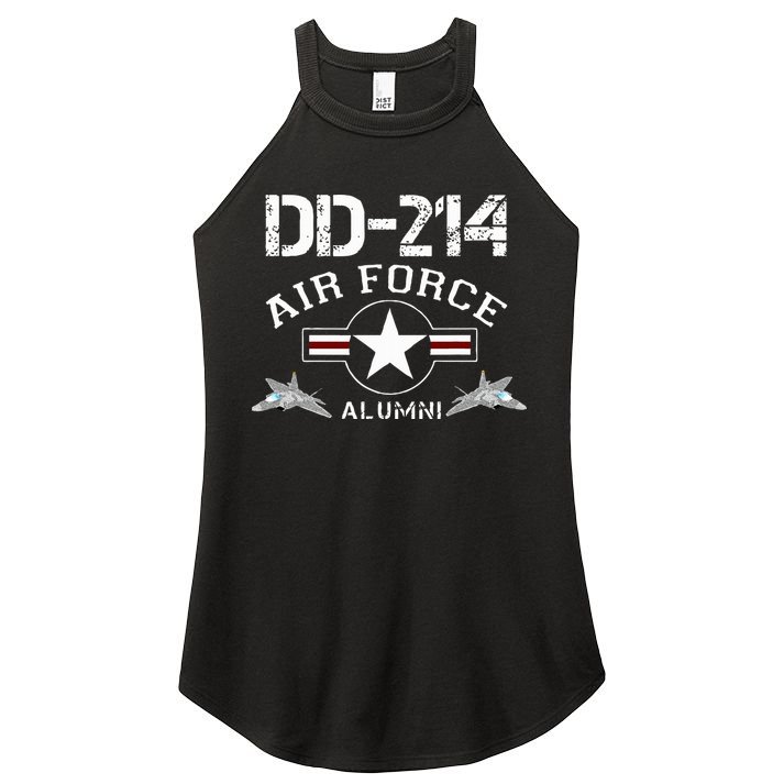 Dd214 U.S A.I.R Force Alumni Usaf Women's Perfect Tri Rocker Tank