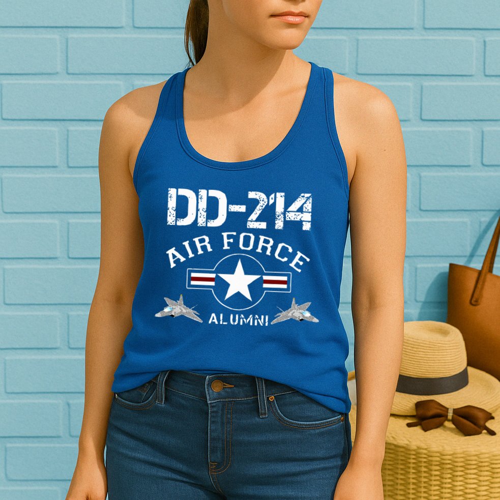 Dd214 U.S A.I.R Force Alumni Usaf Womens Tank Top