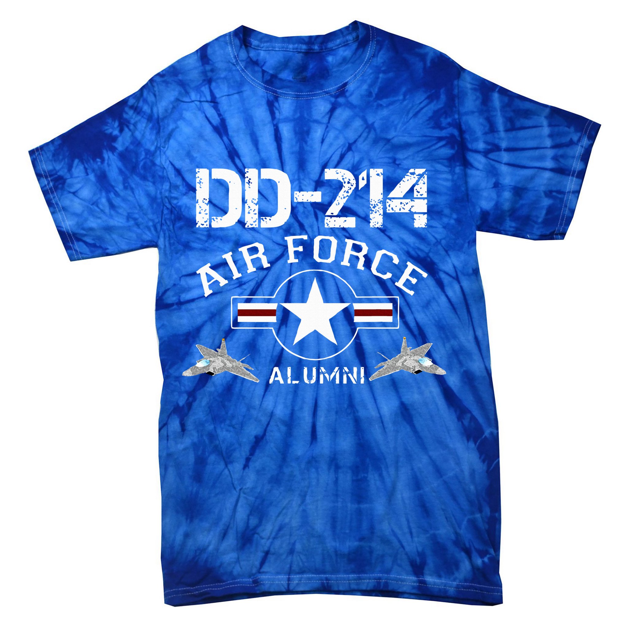Dd214 U.S A.I.R Force Alumni Usaf Tie-Dye T-Shirt