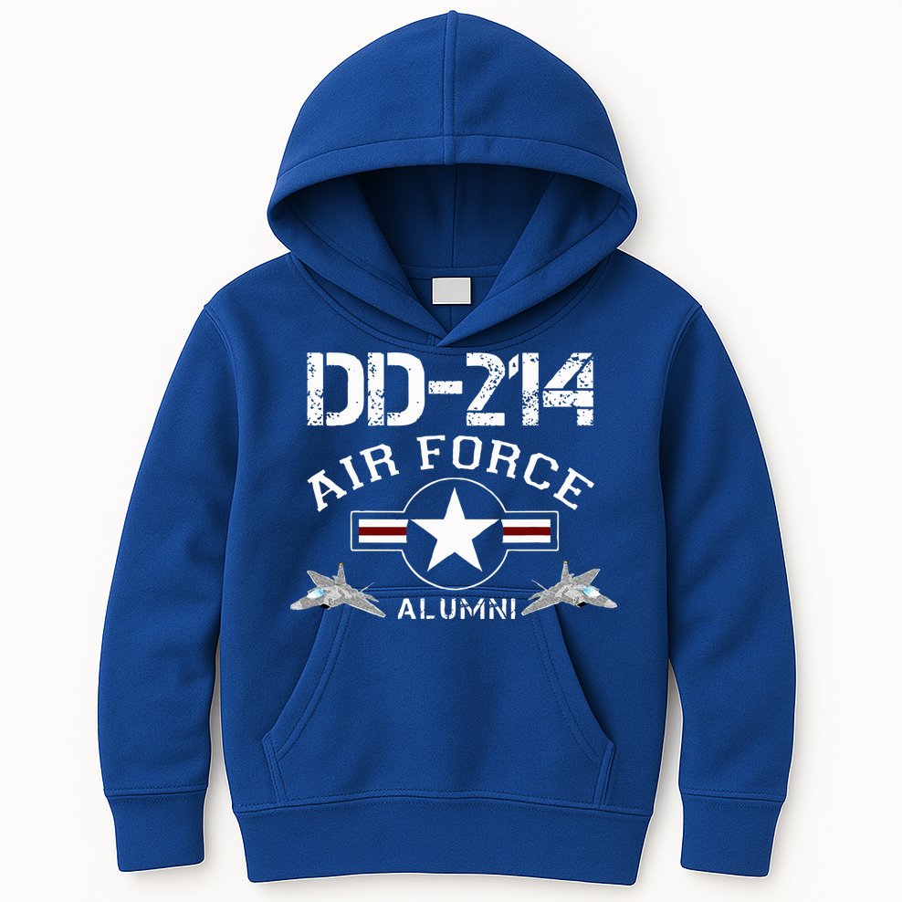 Dd214 U.S A.I.R Force Alumni Usaf Kids Hoodie