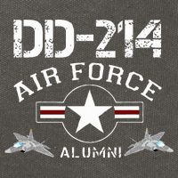 Dd214 U.S A.I.R Force Alumni Usaf Cotton Canvas Backpack