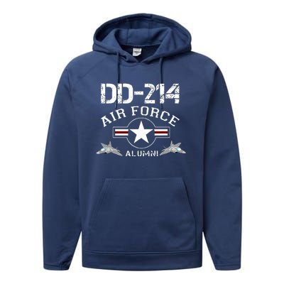 Dd214 U.S A.I.R Force Alumni Usaf Performance Fleece Hoodie