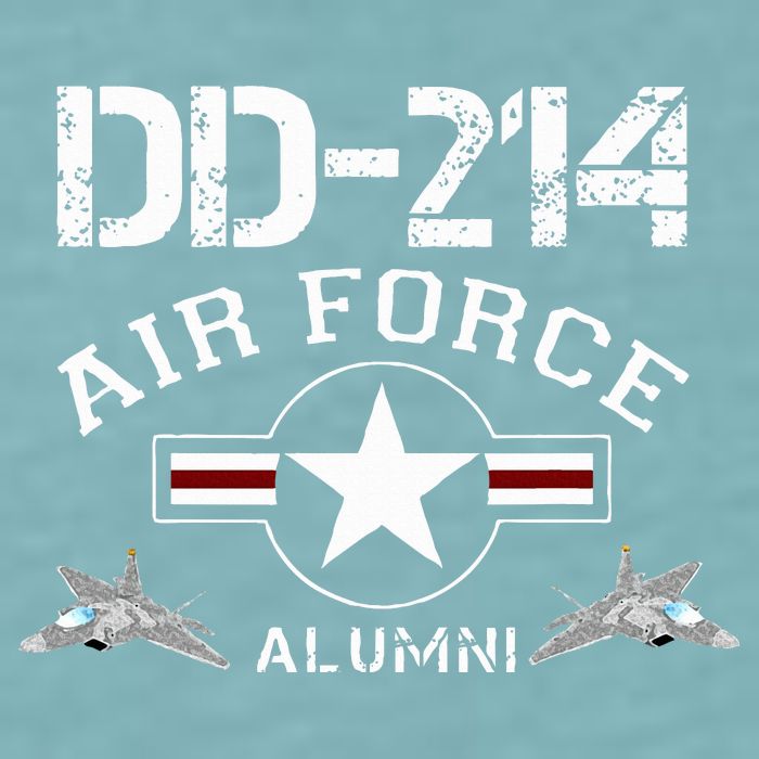Dd214 U.S A.I.R Force Alumni Usaf Sueded Cloud Jersey T-Shirt