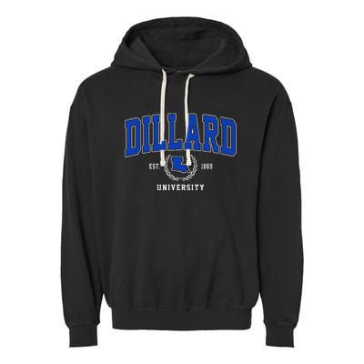 Dillard University Arch Garment-Dyed Fleece Hoodie