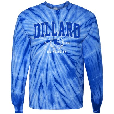 Dillard University Arch Tie-Dye Long Sleeve Shirt