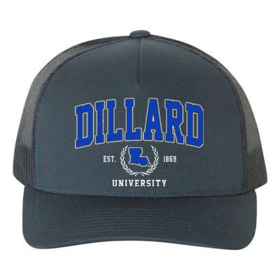 Dillard University Arch Yupoong Adult 5-Panel Trucker Hat