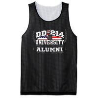 DD214 University Alumni Military Vet Retired Veteran Flag Mesh Reversible Basketball Jersey Tank