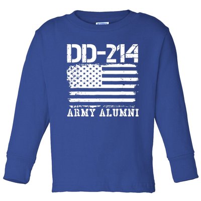 Dd214 Us Alumni Toddler Long Sleeve Shirt