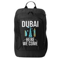 Dubai United Arab Emirates Uae City Trip Skyline Map Travel City Backpack