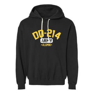 DD214 US Army Alumni Long Sleeve Garment-Dyed Fleece Hoodie