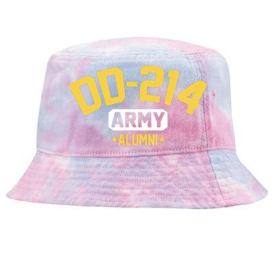 DD214 US Army Alumni Long Sleeve Tie-Dyed Bucket Hat