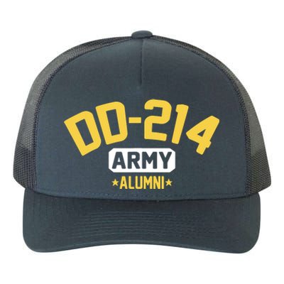 DD214 US Army Alumni Long Sleeve Yupoong Adult 5-Panel Trucker Hat