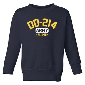 DD214 US Army Alumni Long Sleeve Toddler Sweatshirt