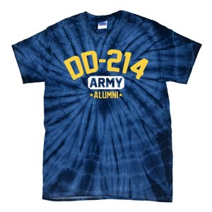 DD214 US Army Alumni Long Sleeve Tie-Dye T-Shirt