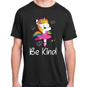 Dancing Unicorn Be Kind Anti Bullying Unity Day Orange Adult ChromaSoft Performance T-Shirt