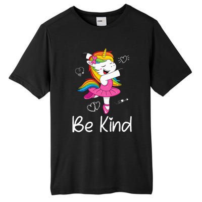 Dancing Unicorn Be Kind Anti Bullying Unity Day Orange Tall Fusion ChromaSoft Performance T-Shirt